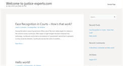 Desktop Screenshot of justice-experts.com